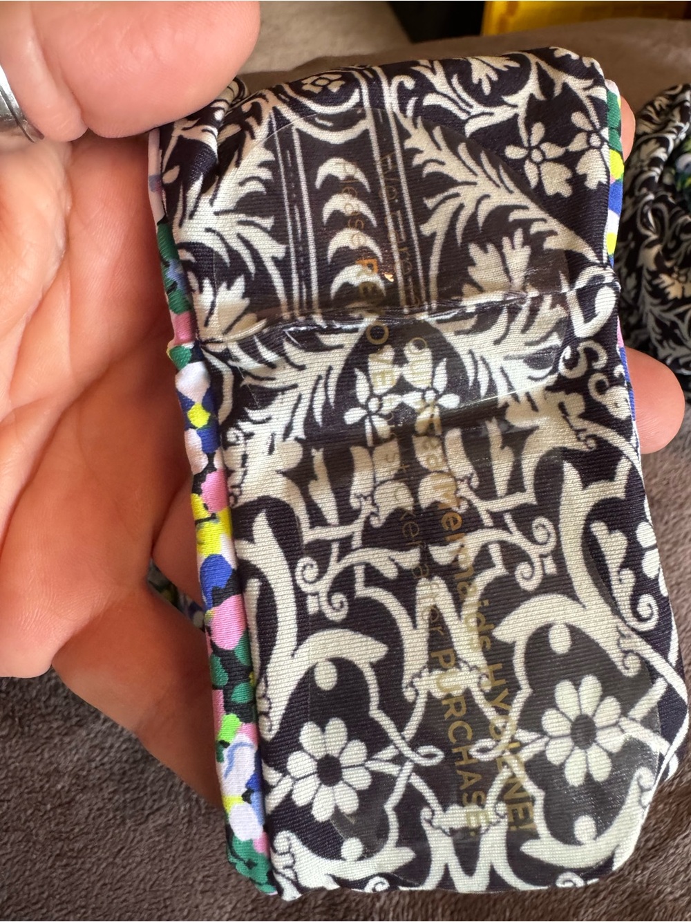Maaji Multicolor Floral Fabric Accent with reversible navy and white print NWT - Picture 11 of 11